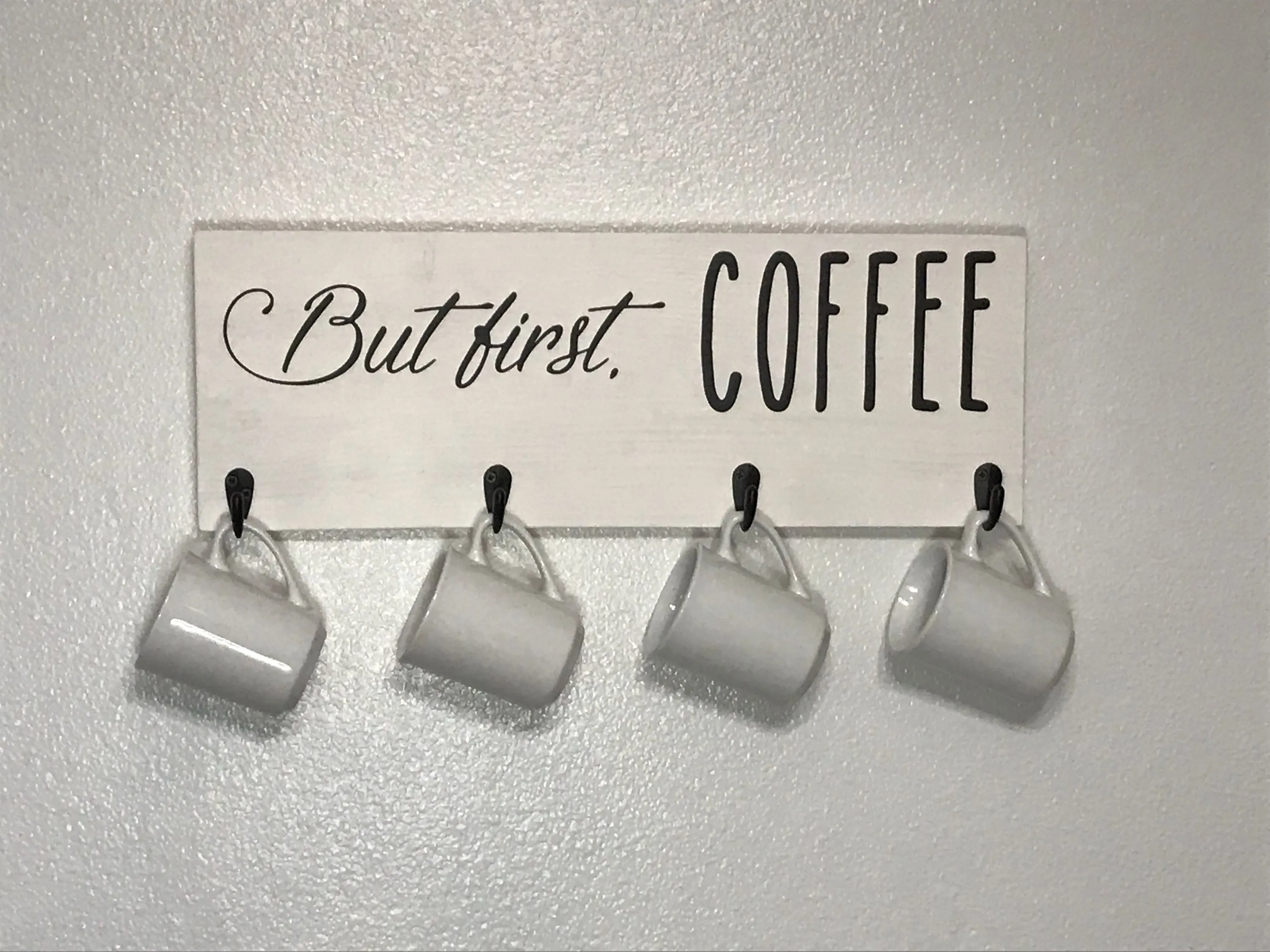 14098 wall mounted coffee mug holder