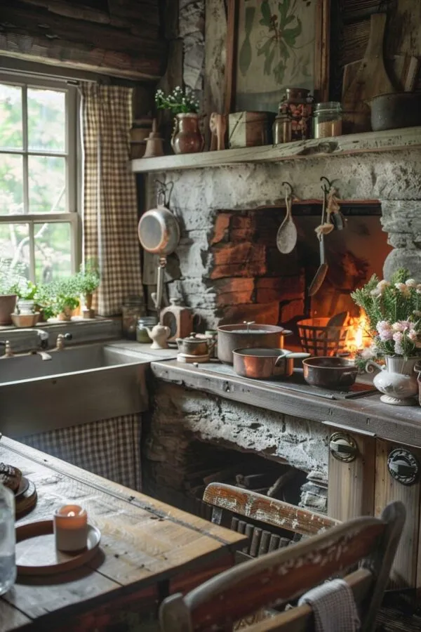 14145 rustic kitchen accessories