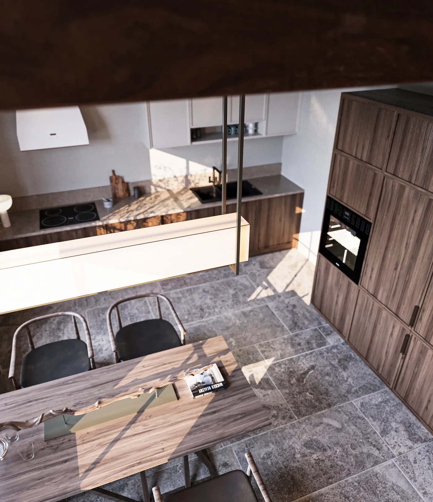 14153 rustic red wood stone