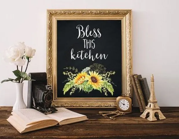 14177 sunflower kitchen curtains
