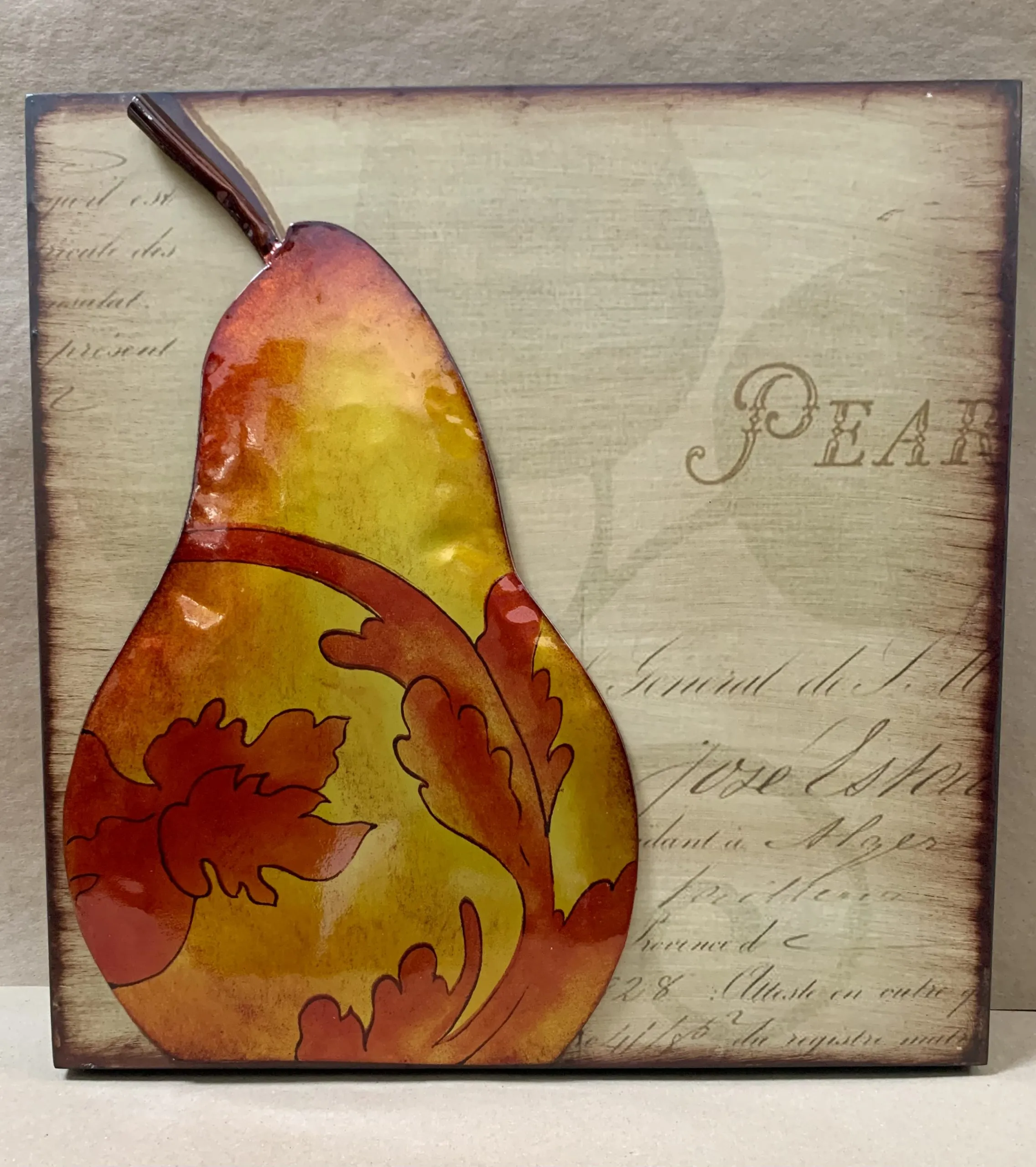 14239 pear themed cutting boards