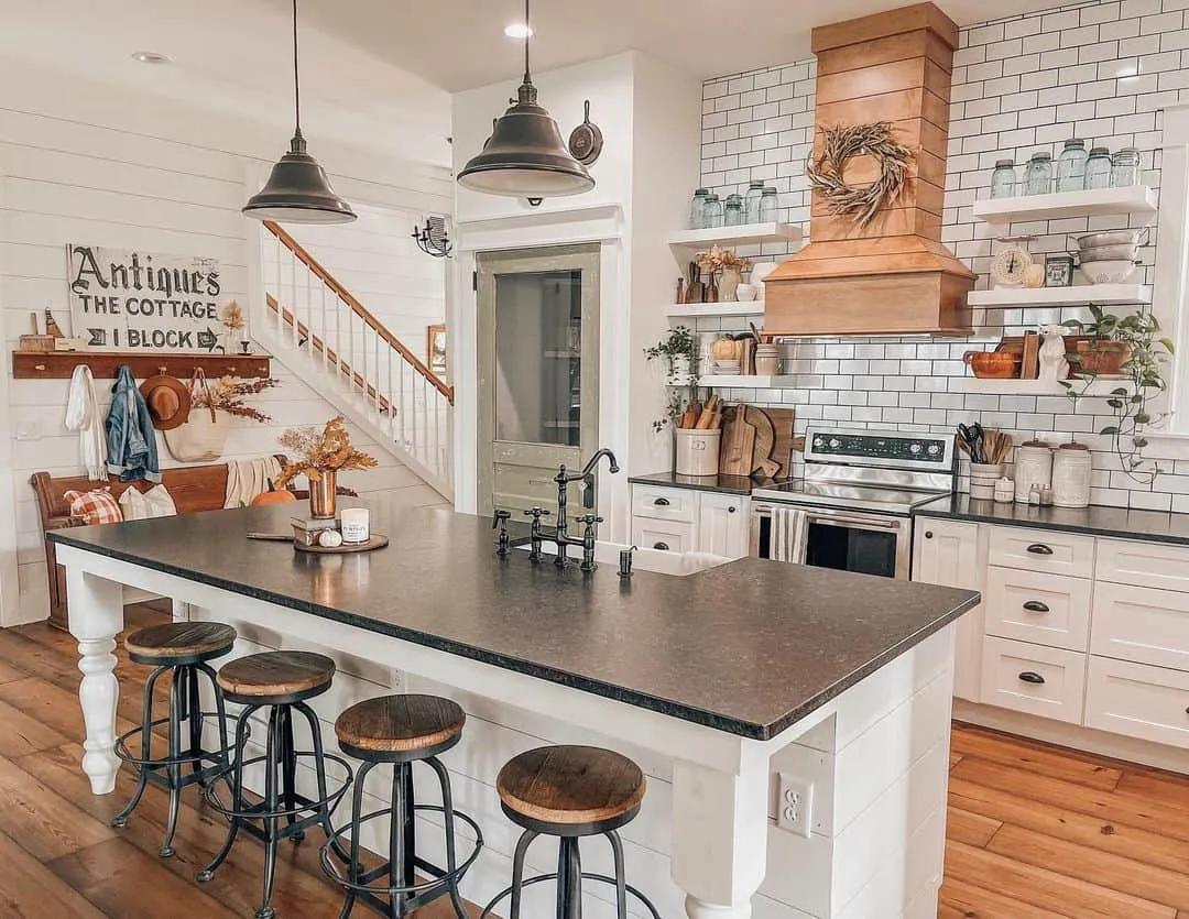 14280 copper farmhouse kitchen overview