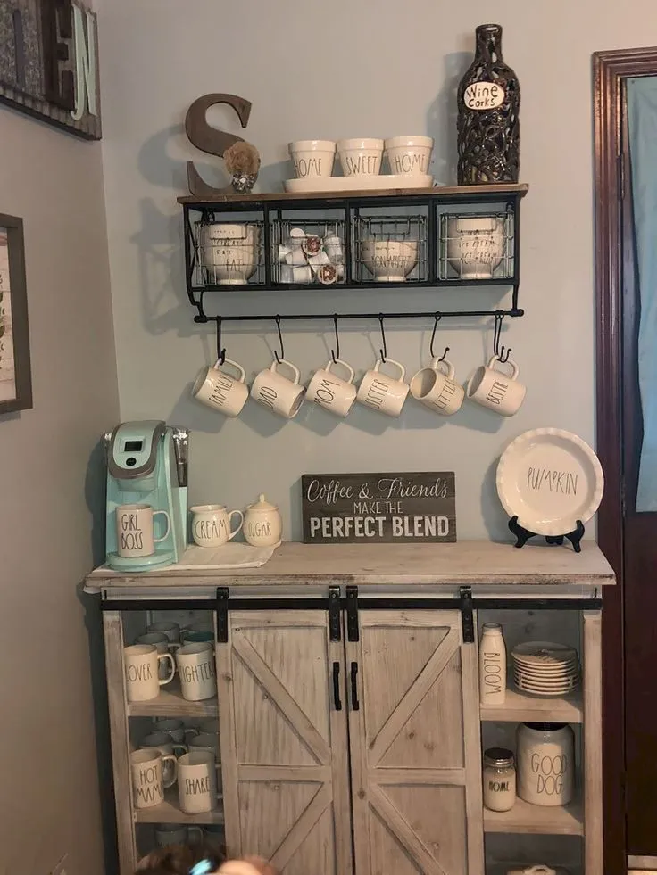 14293 rustic coffee station