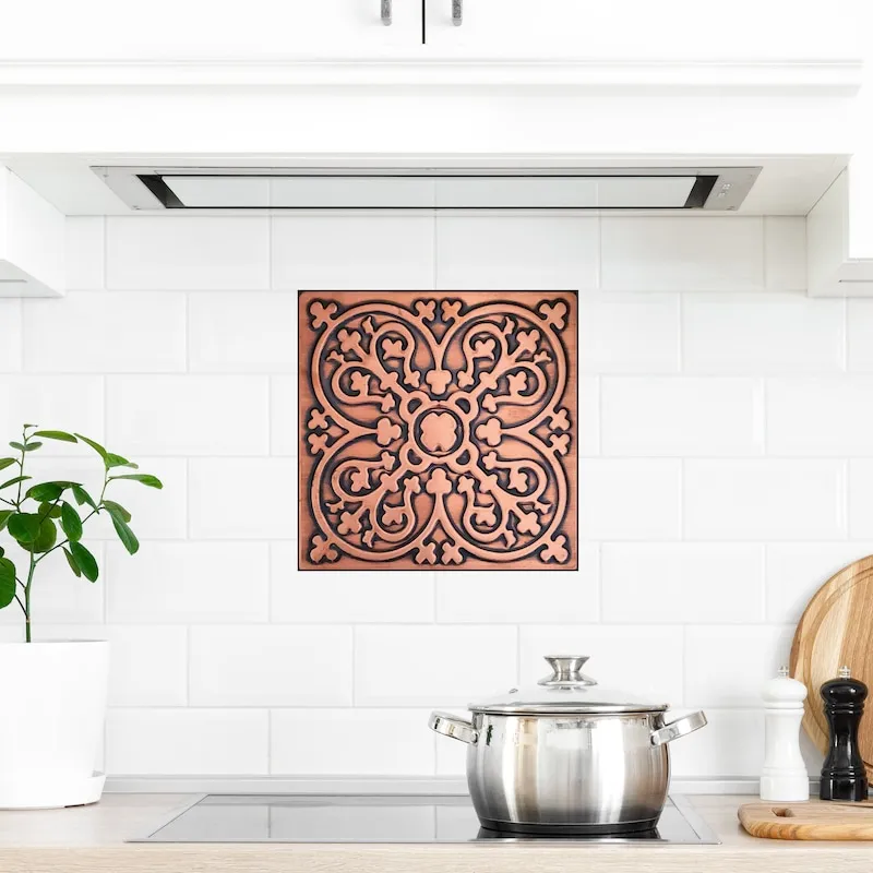 14299 modern kitchen copper tile