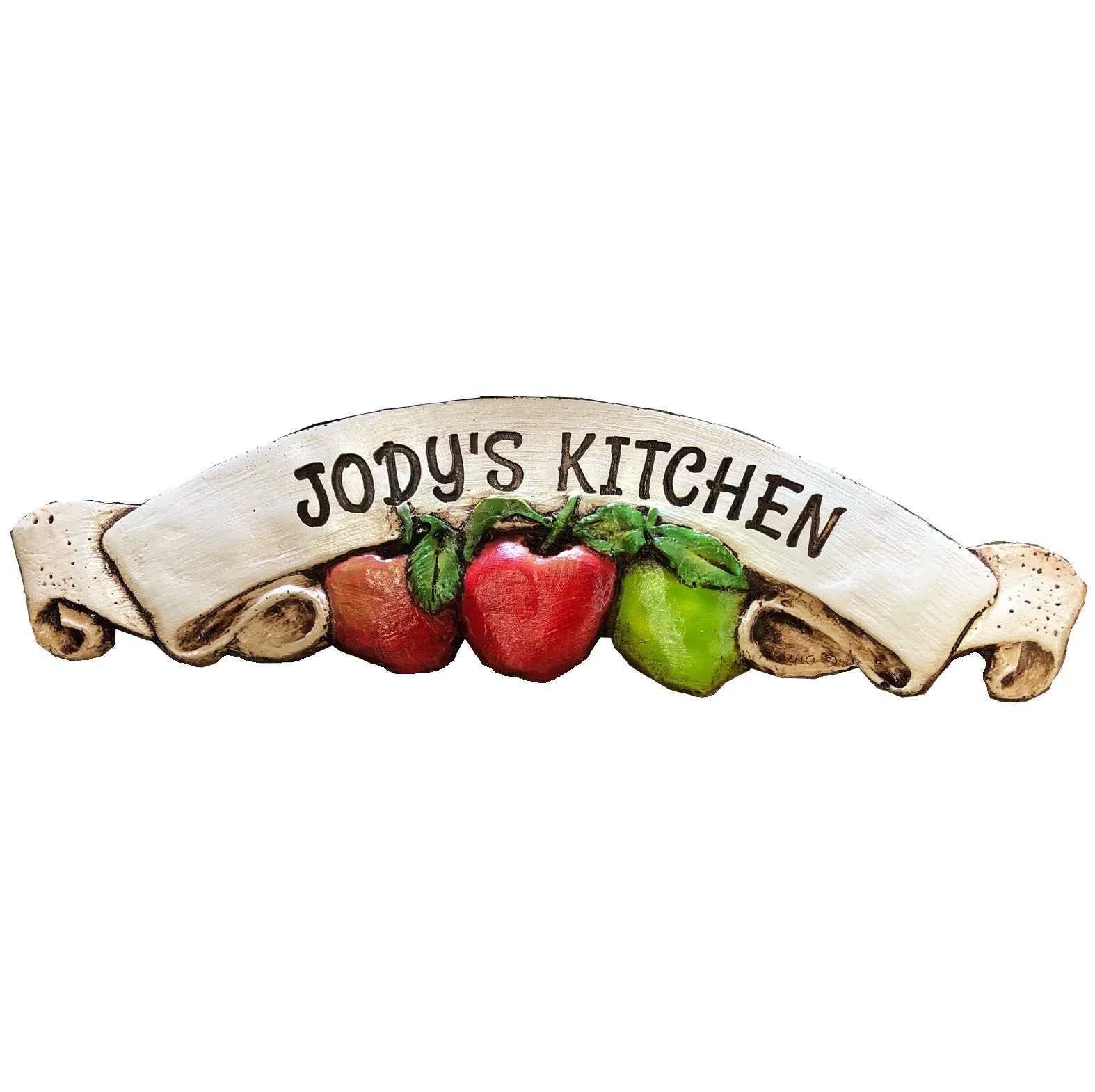 14323 green apple kitchen decor