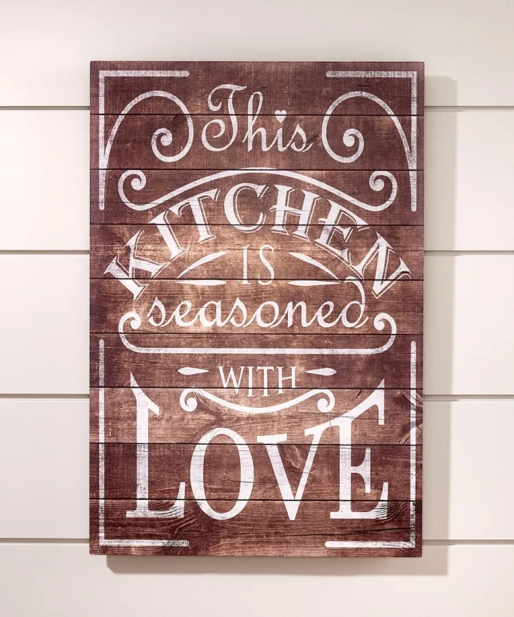 14326 kitchen wall plaque ideas