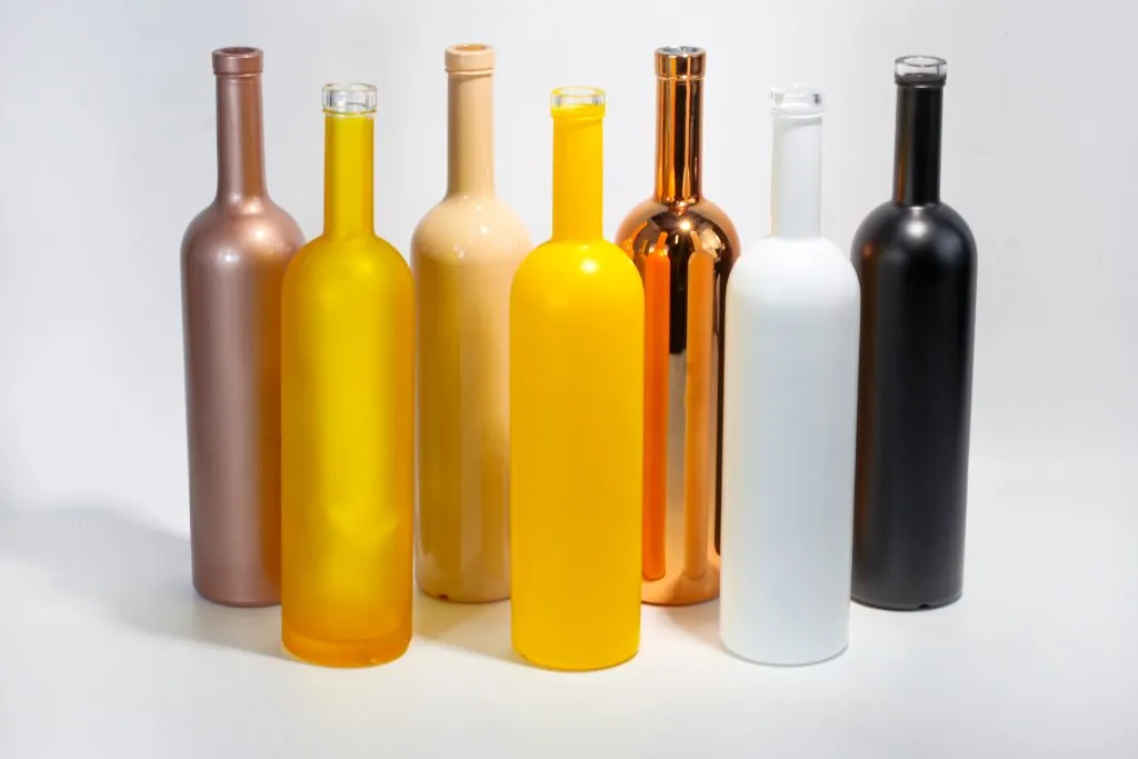 14328 glass bottle utensil holder