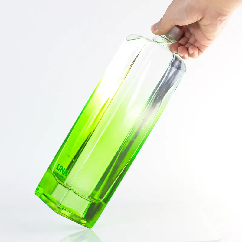 14328 painted glass bottles