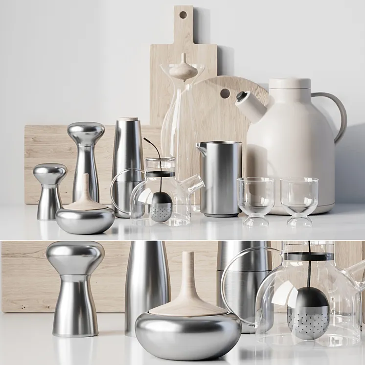 14330 kitchen decor 3d max model 1