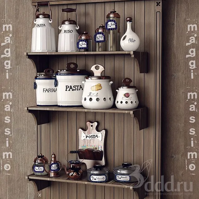 14330 kitchen decor 3d max model 3