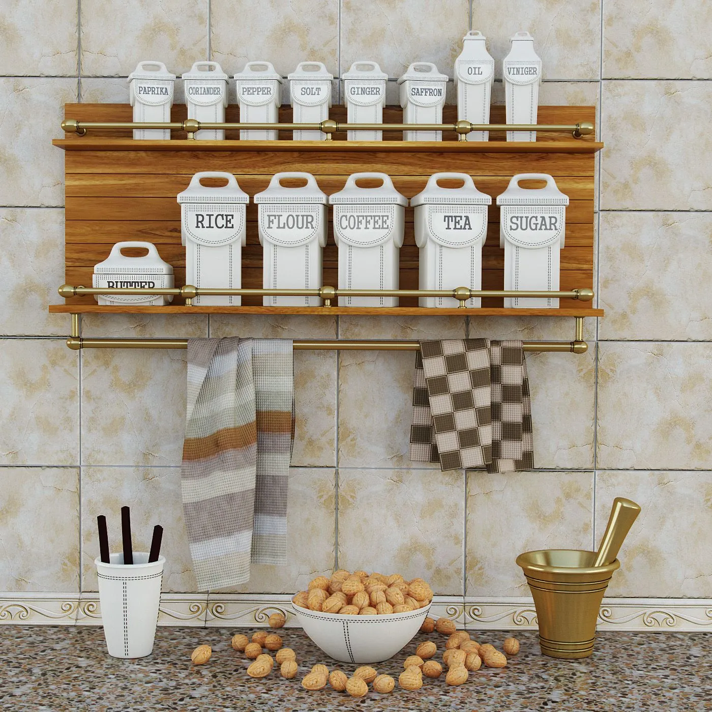14330 kitchen decor 3d max model 4