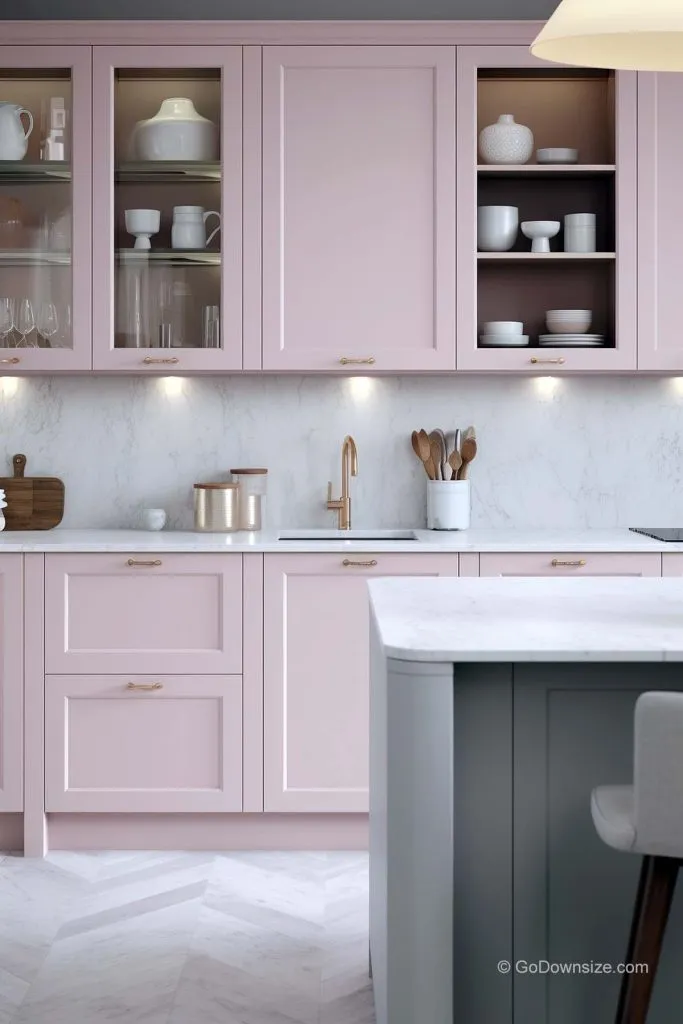 14334 dusty rose kitchen appliances