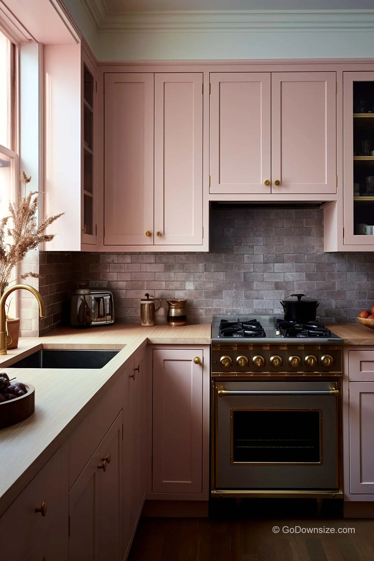 14334 dusty rose kitchen inspiration