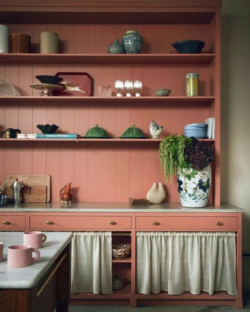 14334 dusty rose kitchen paint