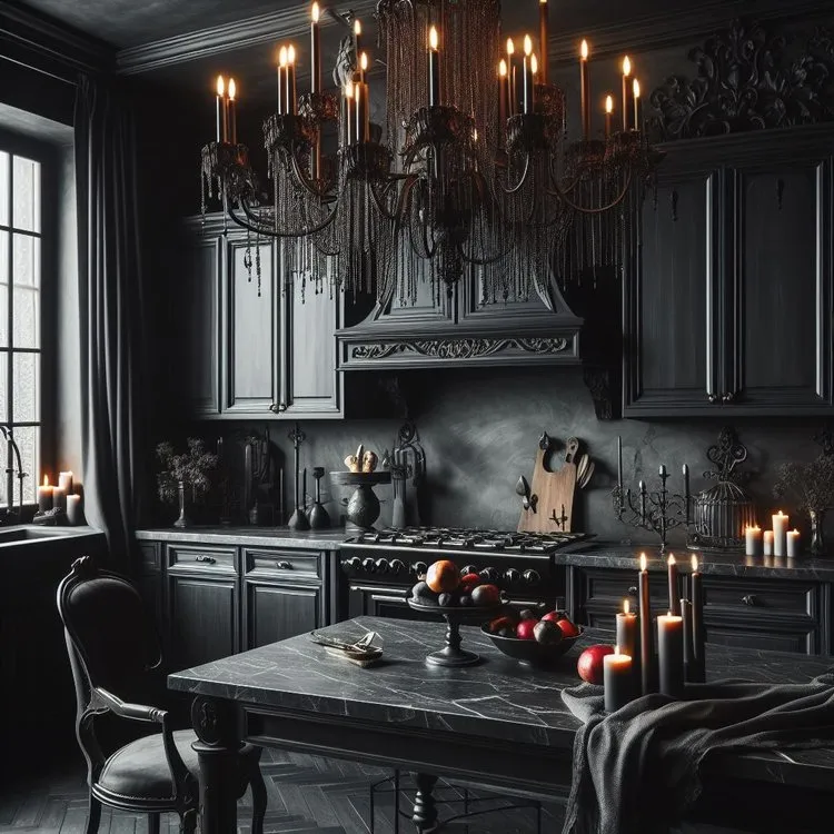 14335 gothic kitchen victorian