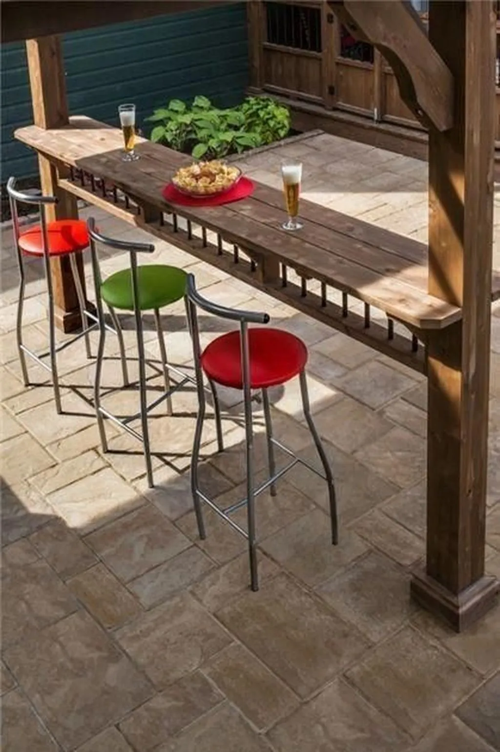 14338 corten outdoor kitchen overall