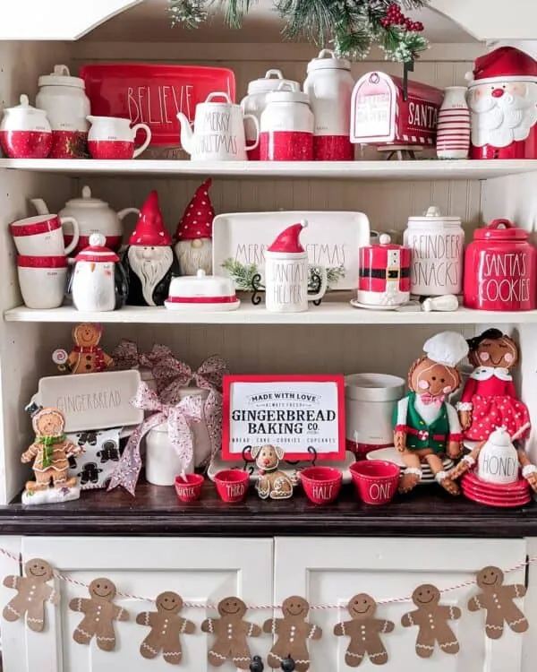14340 red kitchen accessories
