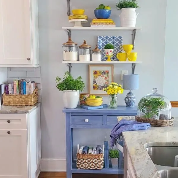14366 farmhouse blue kitchen